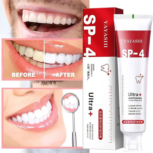 Yayashi Sp-4 Ultra Whitening Toothpaste Probiotic Stain Remover / Stain Removing Toothpaste